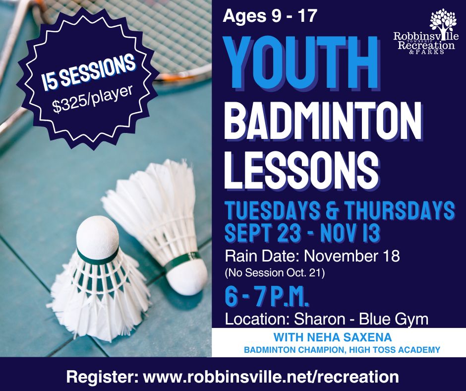 Youth Badminton Lessons (Winter 25)